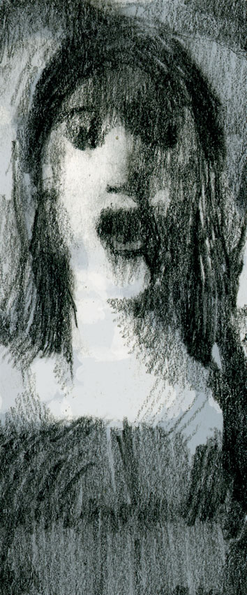 dessin soluto Flaubert portrait fille crayon ecriture peinture