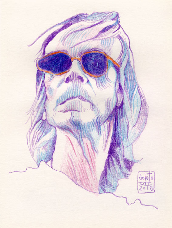portrait soluto crayons de couleurs
